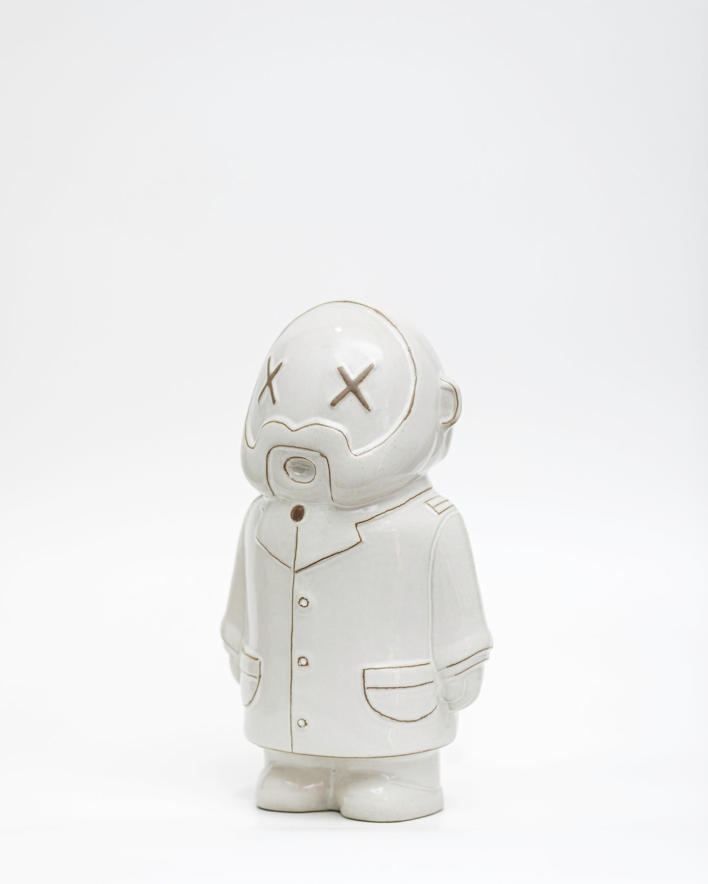 GRAUTO.BOT, escultura en cerámica, perujis, de El Imaquinario de Yute y Tocuyo