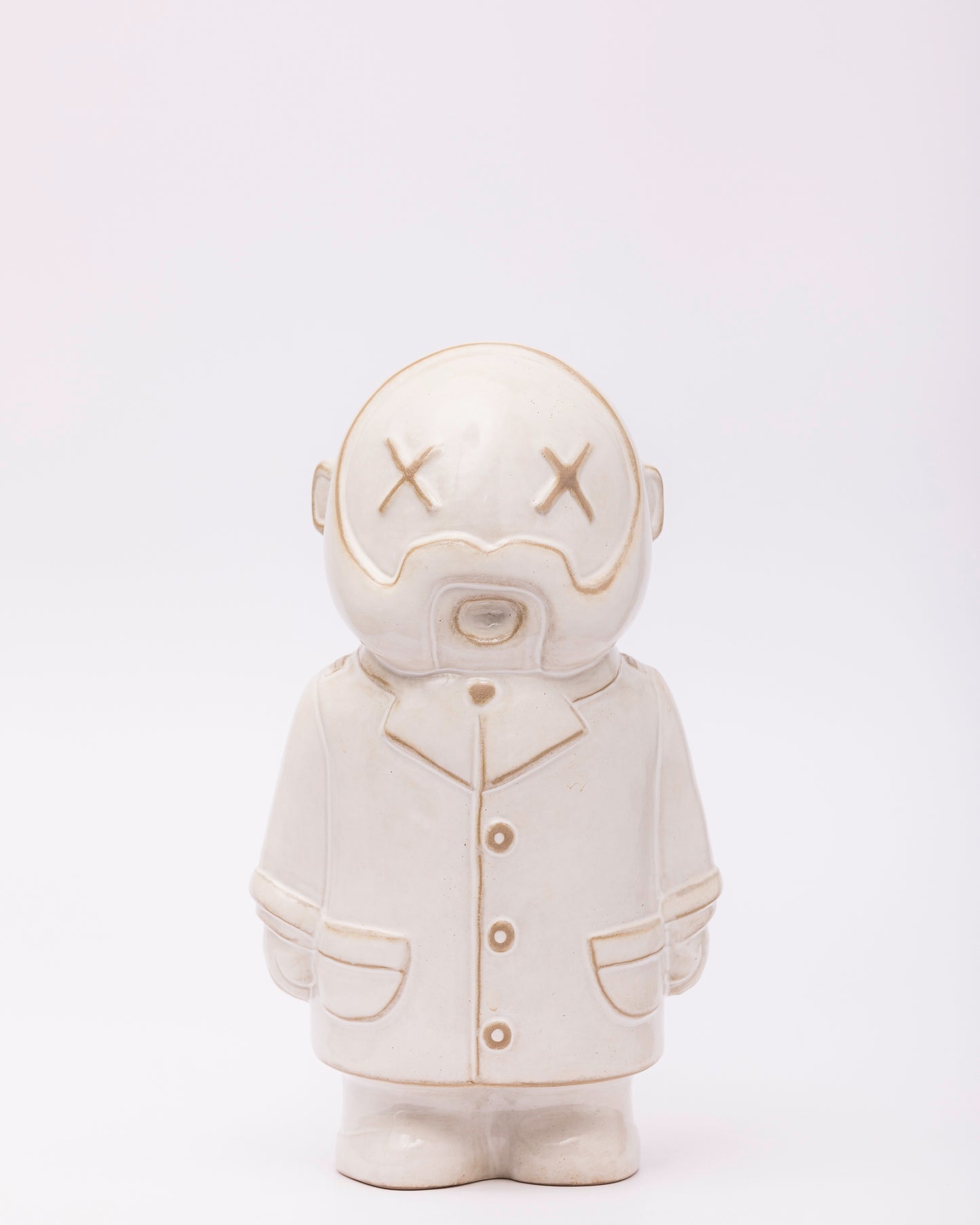 GRAUTO.BOT, escultura en cerámica, perujis, de El Imaquinario de Yute y Tocuyo