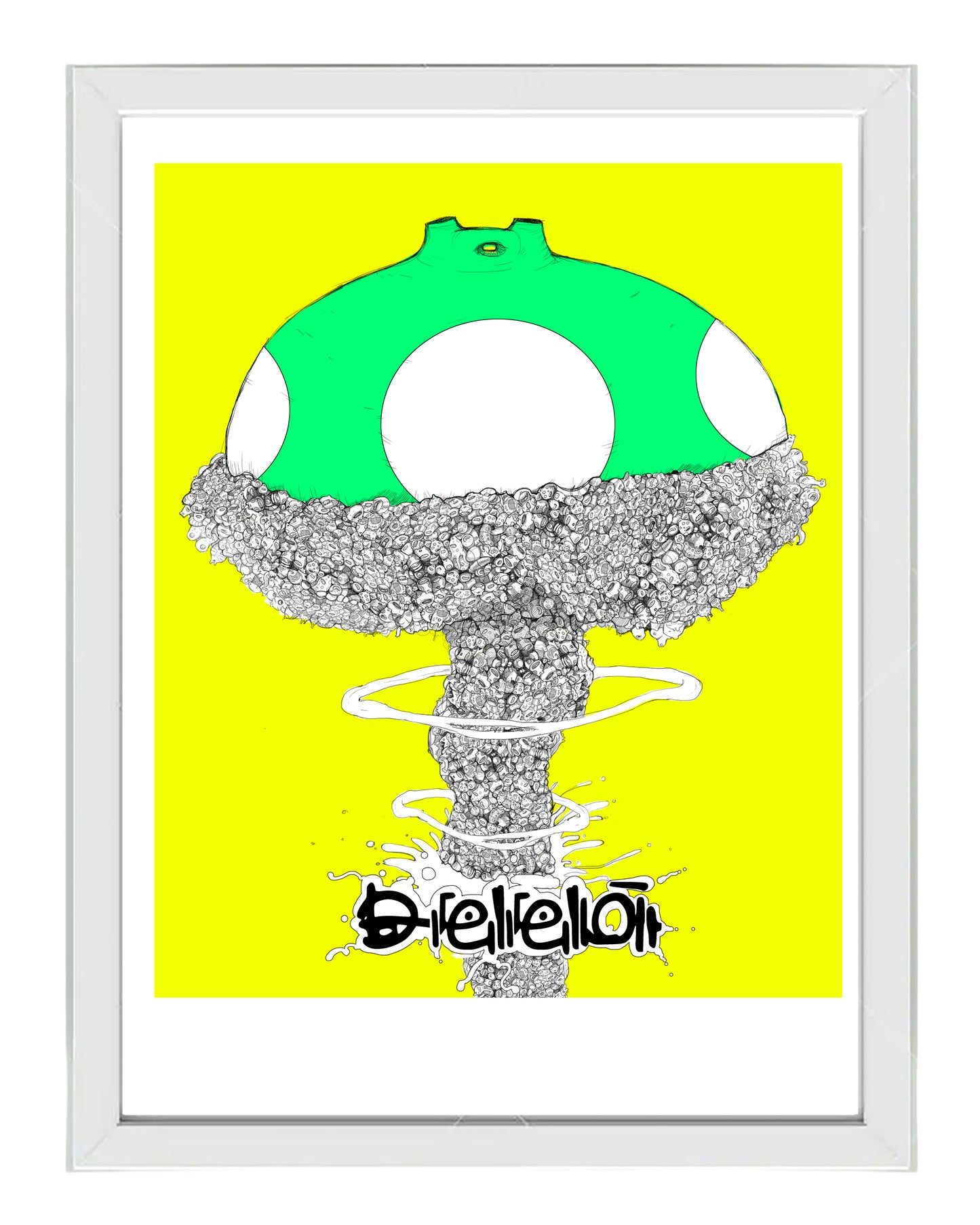 WAKO.Mushroom.Cloud, grabado edición limitada
