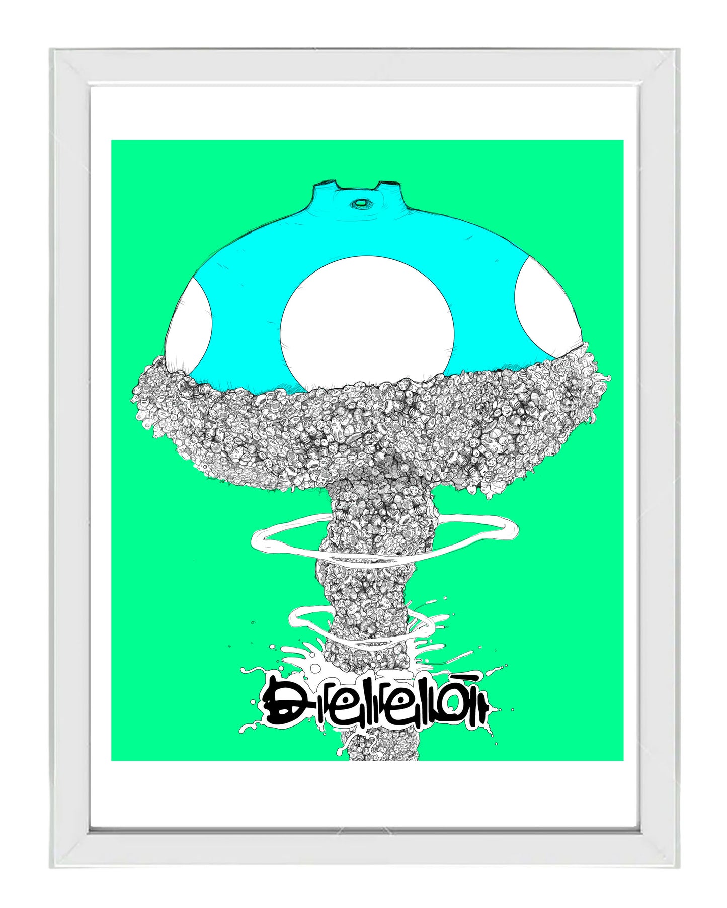WAKO.Mushroom.Cloud, grabado edición limitada