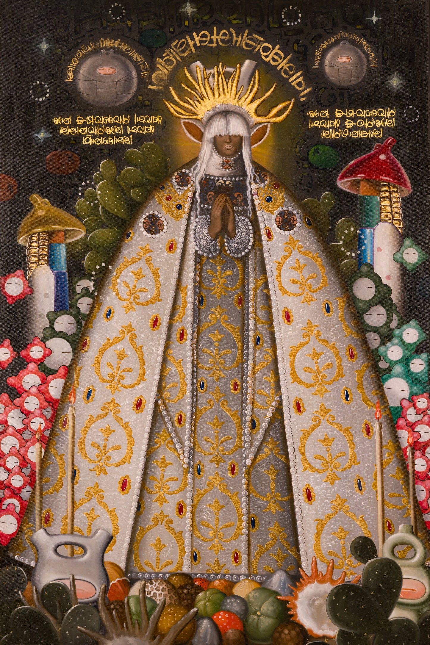 WAKO.SAGRADA.MORENA.BLANCA, grabado edición limitada
