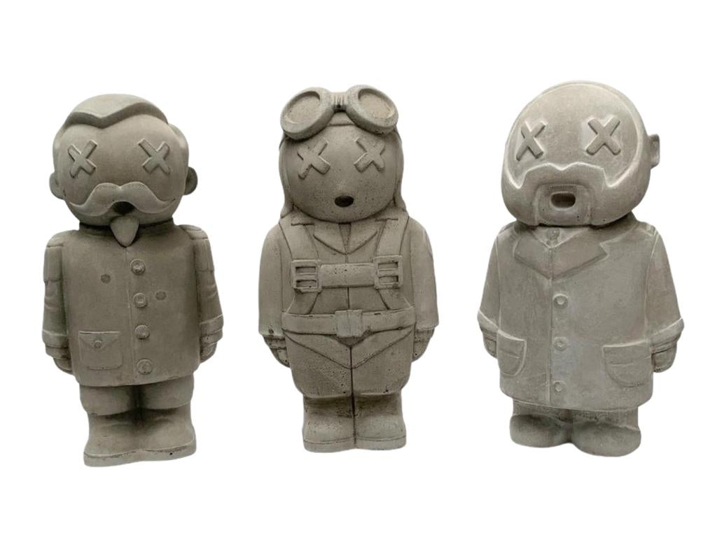 QUIÑONO.BOT.WHITE escultura en cerámica, Perujis, de El Imaquinario de Yute y Tocuyo