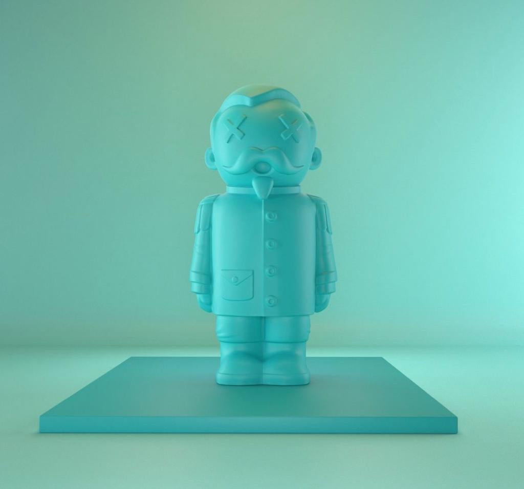 BOLOGNO.BOT, escultura en porcelana