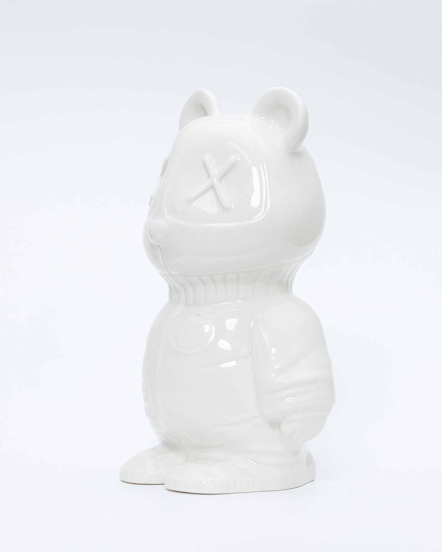 PANDA ATÓMICO, escultura en porcelana