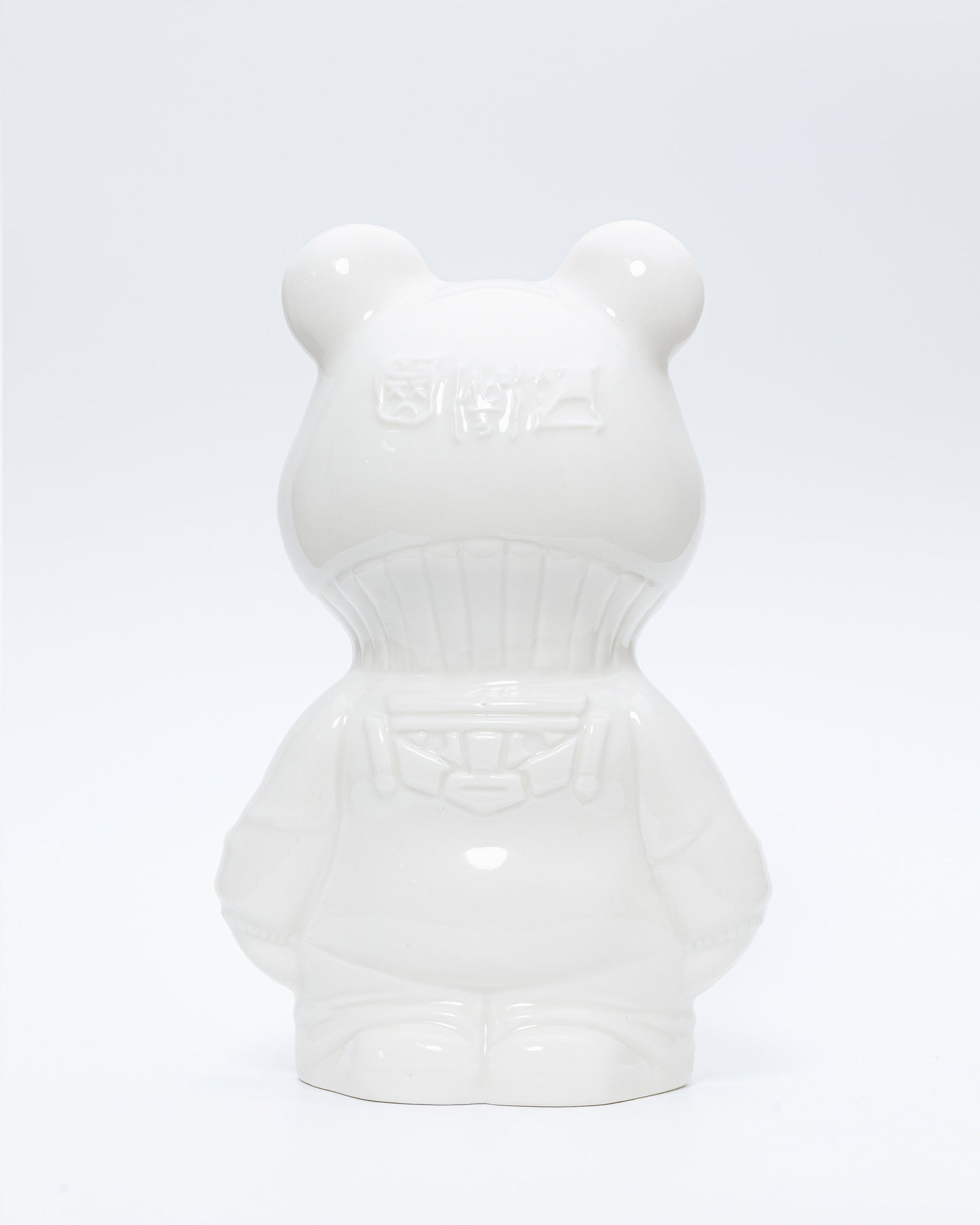 PANDA ATÓMICO, escultura en porcelana