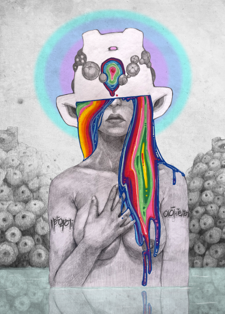 WAKO.RAINBOW.GIRL, grabado edición limitada