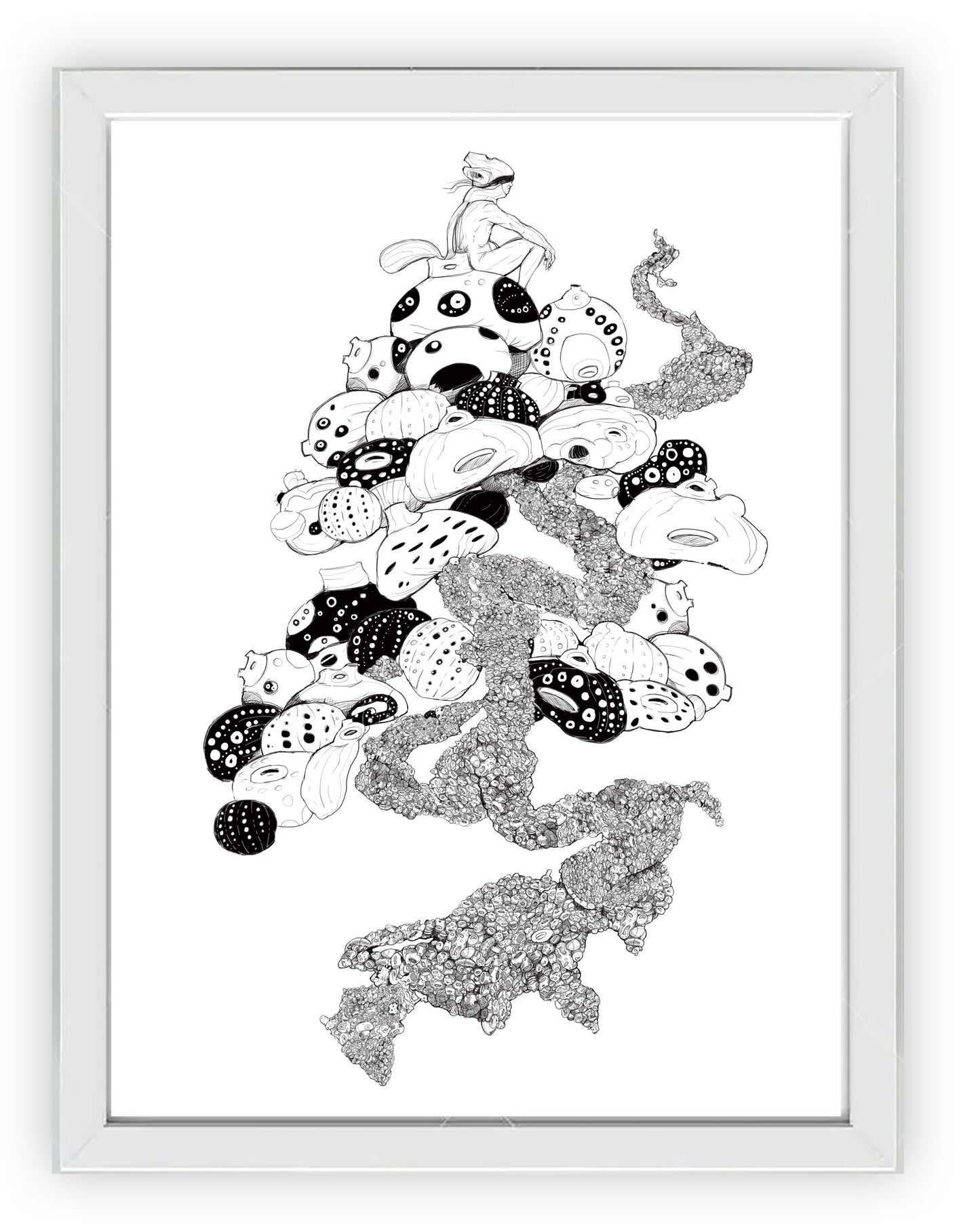 WAKO.Mushroom Bonsai I, grabado edición limitada