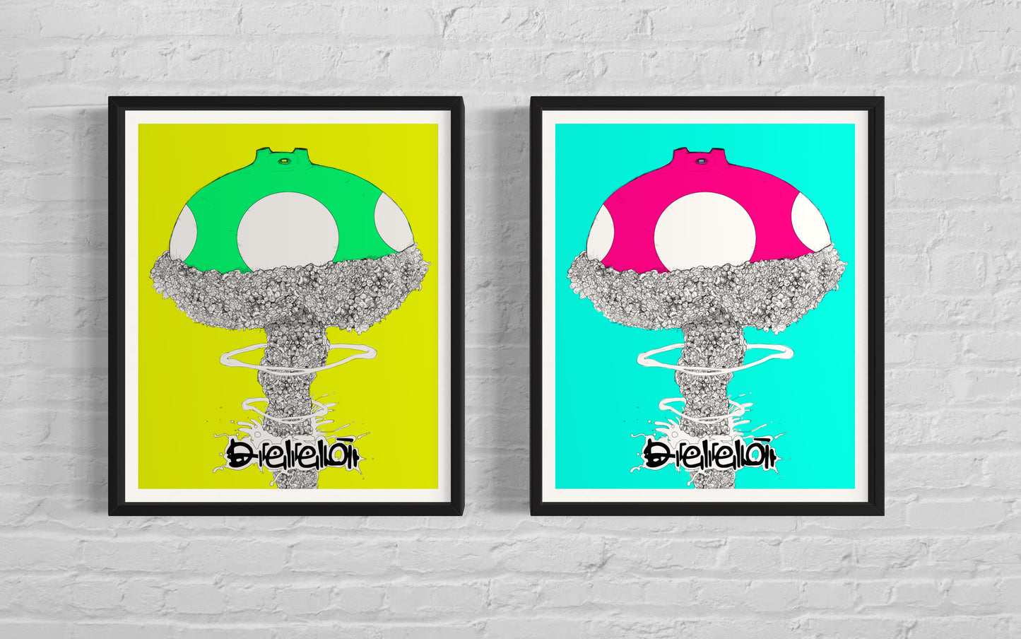 WAKO.Mushroom.Cloud, grabado edición limitada