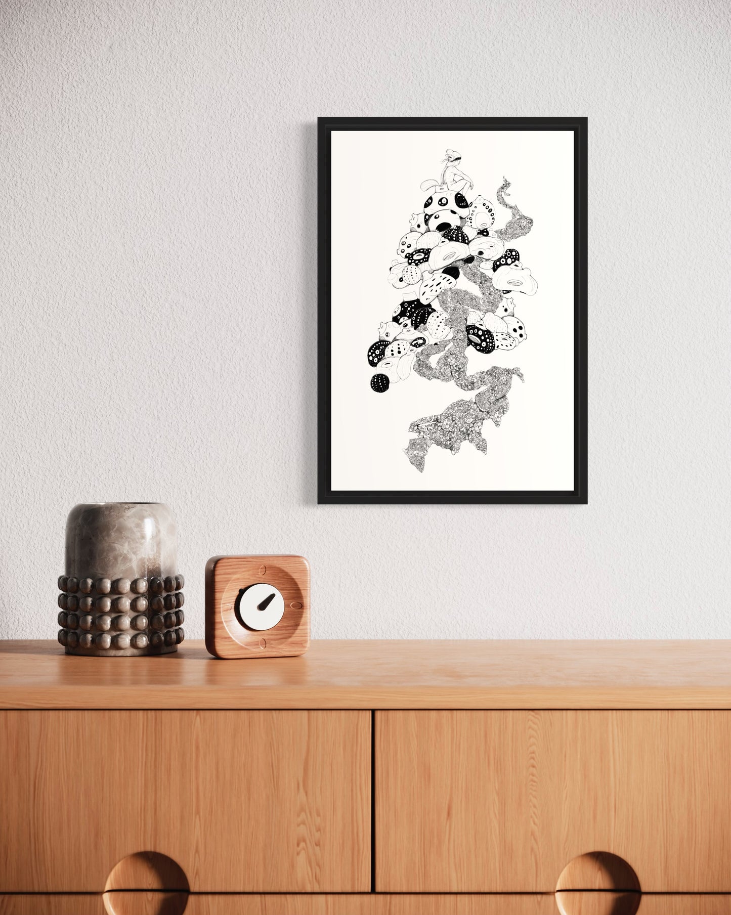 WAKO.Mushroom Bonsai I, grabado edición limitada