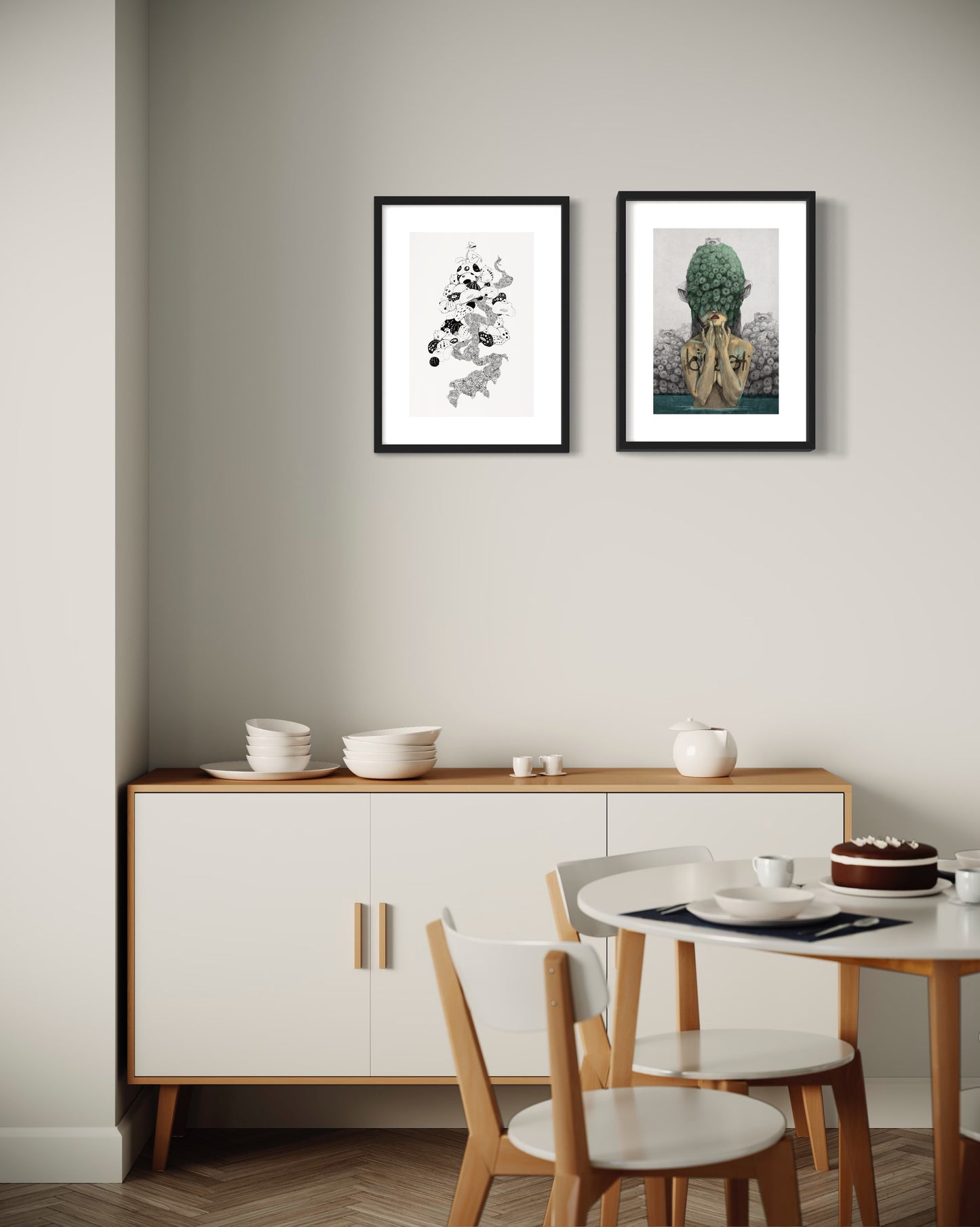 WAKO.Mushroom Bonsai I, grabado edición limitada