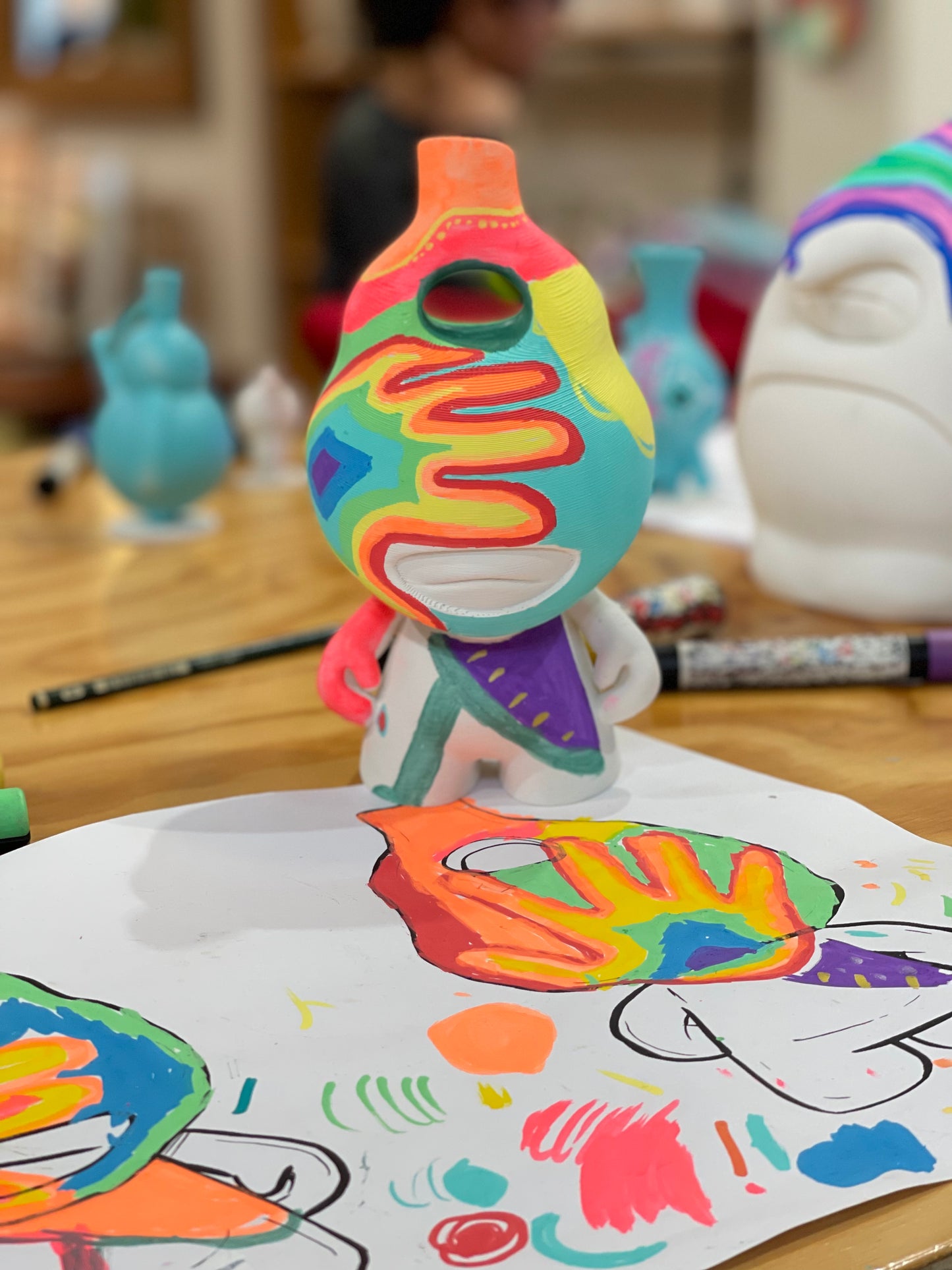 WAKO.toy AE escultura en PLA para intervenir