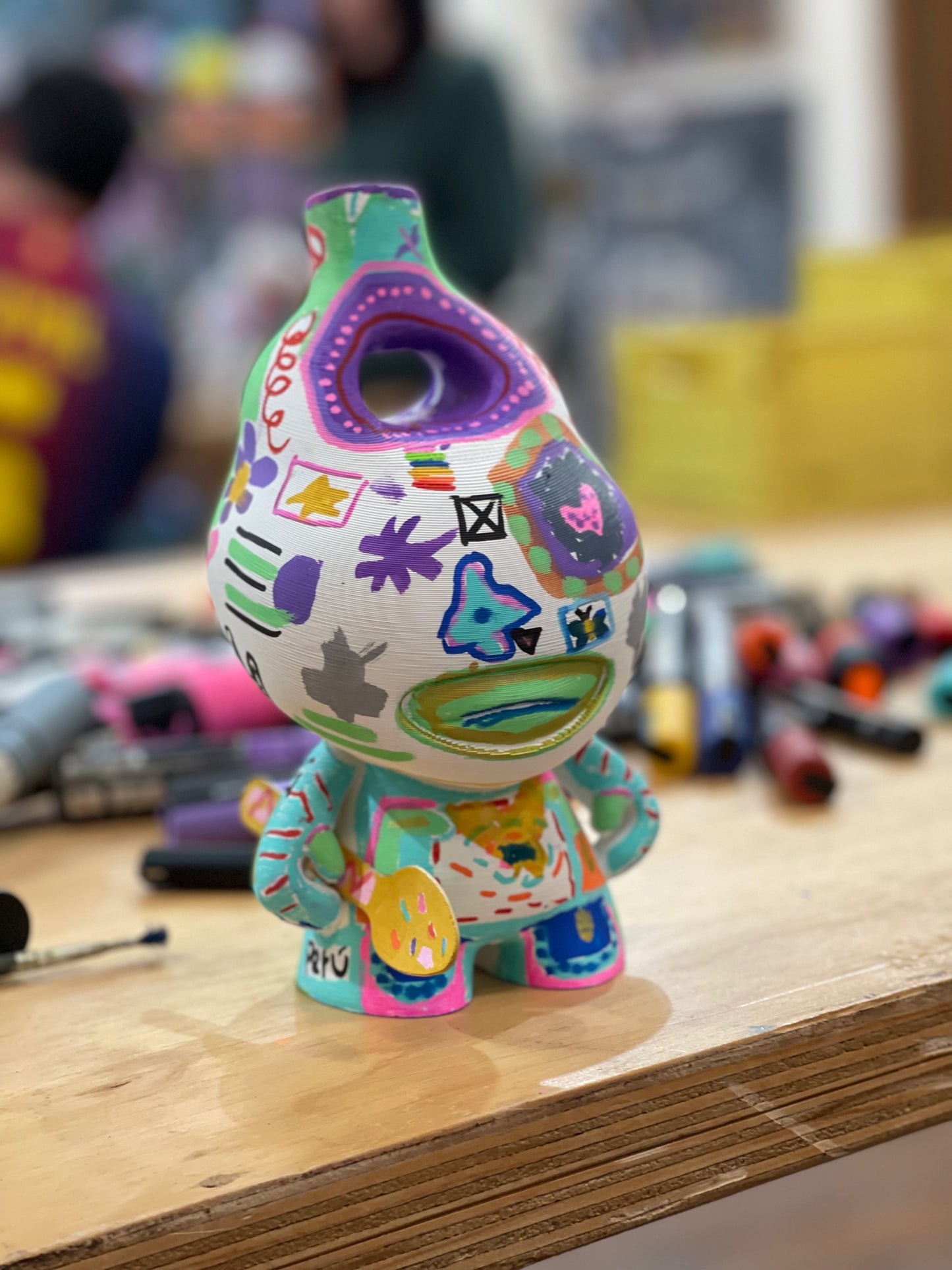 WAKO.toy AE escultura en PLA para intervenir