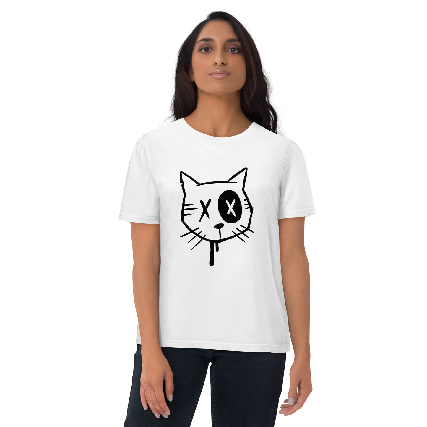 Jet Pack Cat, camiseta de algodón orgánico unisex