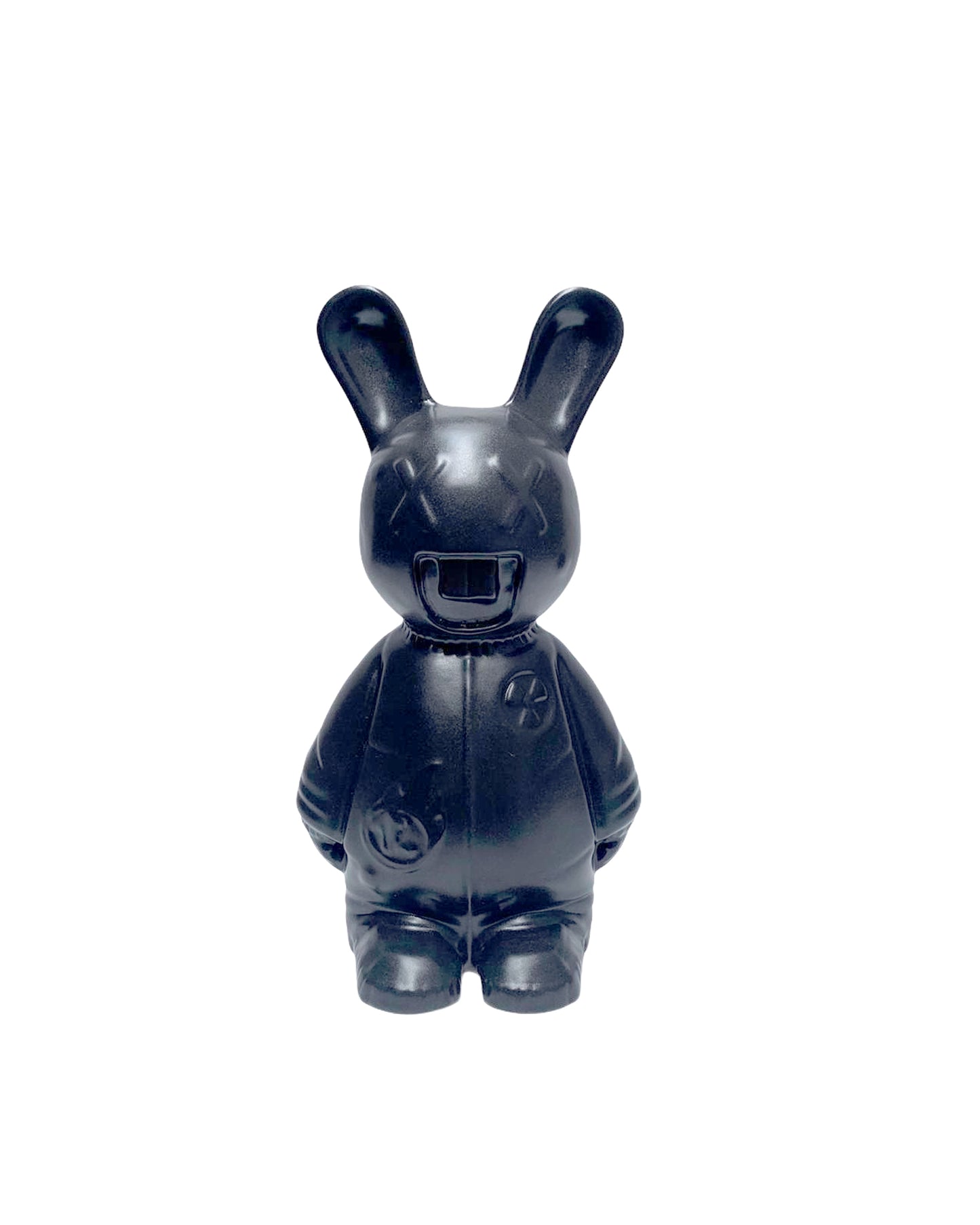 CONEJO ATÓMICO BLACK, escultura en cerámica