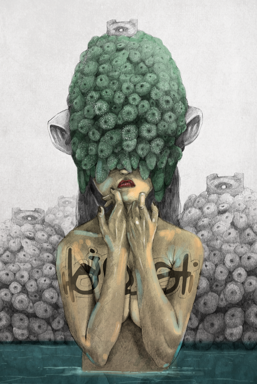 WAKO.CACTUS.GIRL, grabado edición limitada