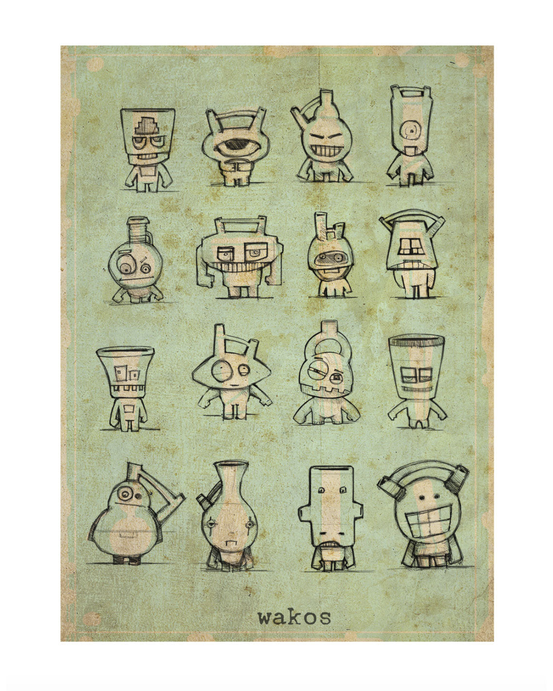 WAKOS.COLLECTION.1, grabado edición limitada