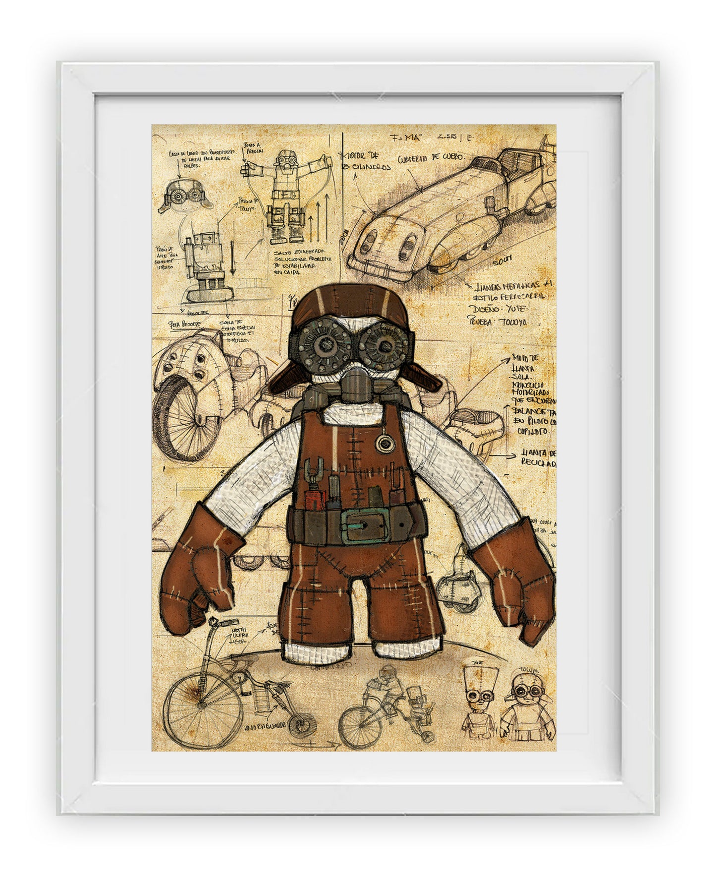 TOCUYO Steampunk, grabado edición limitada