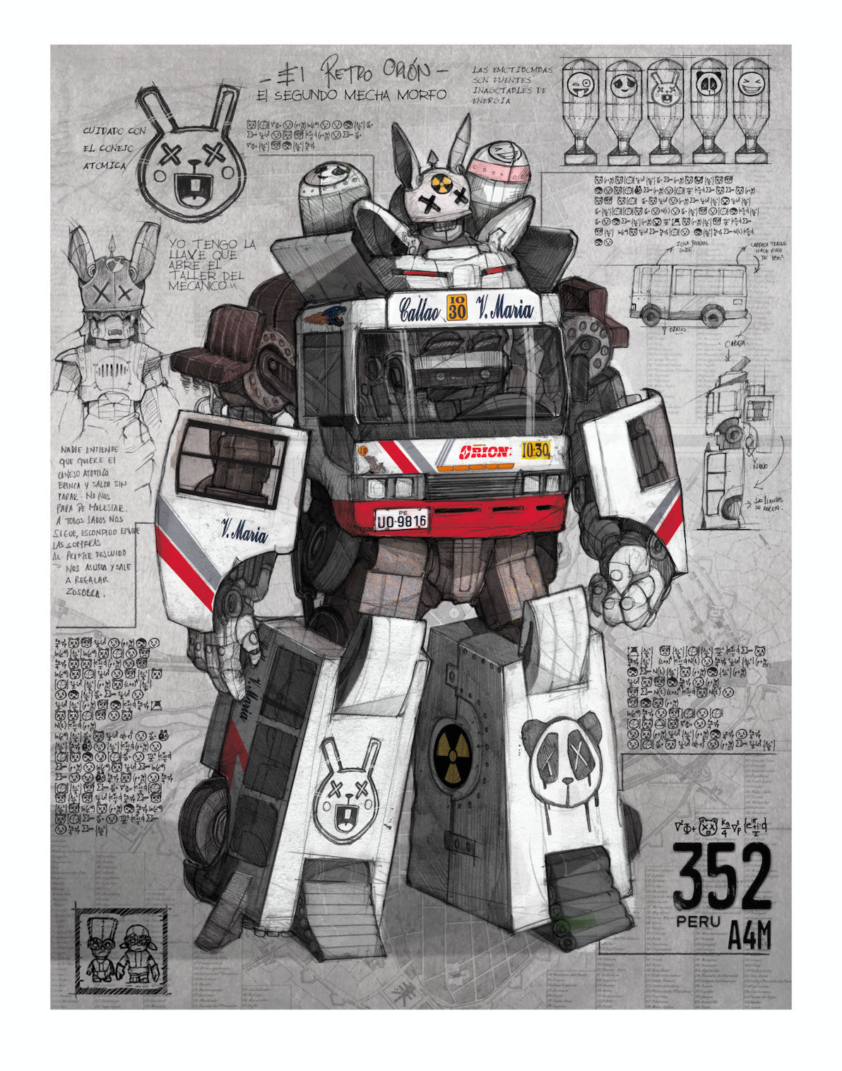 RETRO ORION, grabado edición limitada