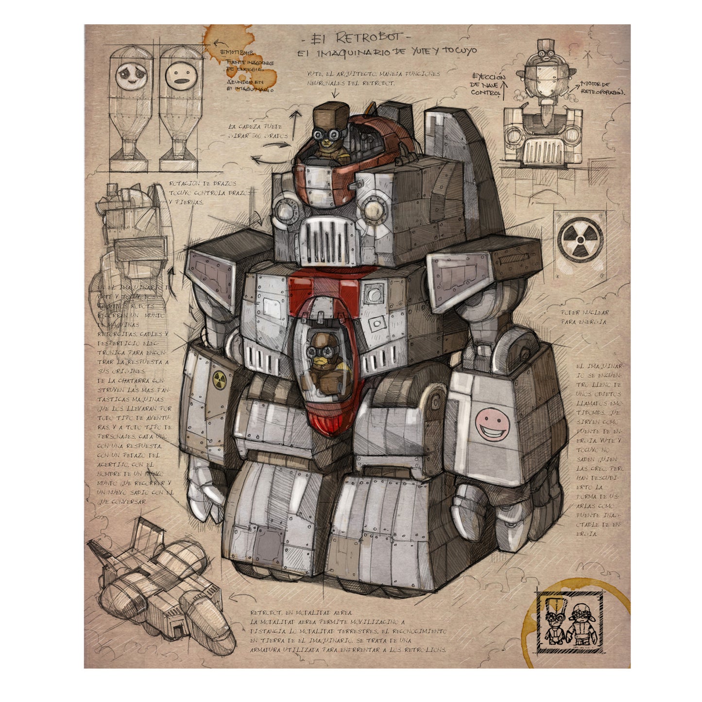 RETRO.BOT, grabado edición limitada