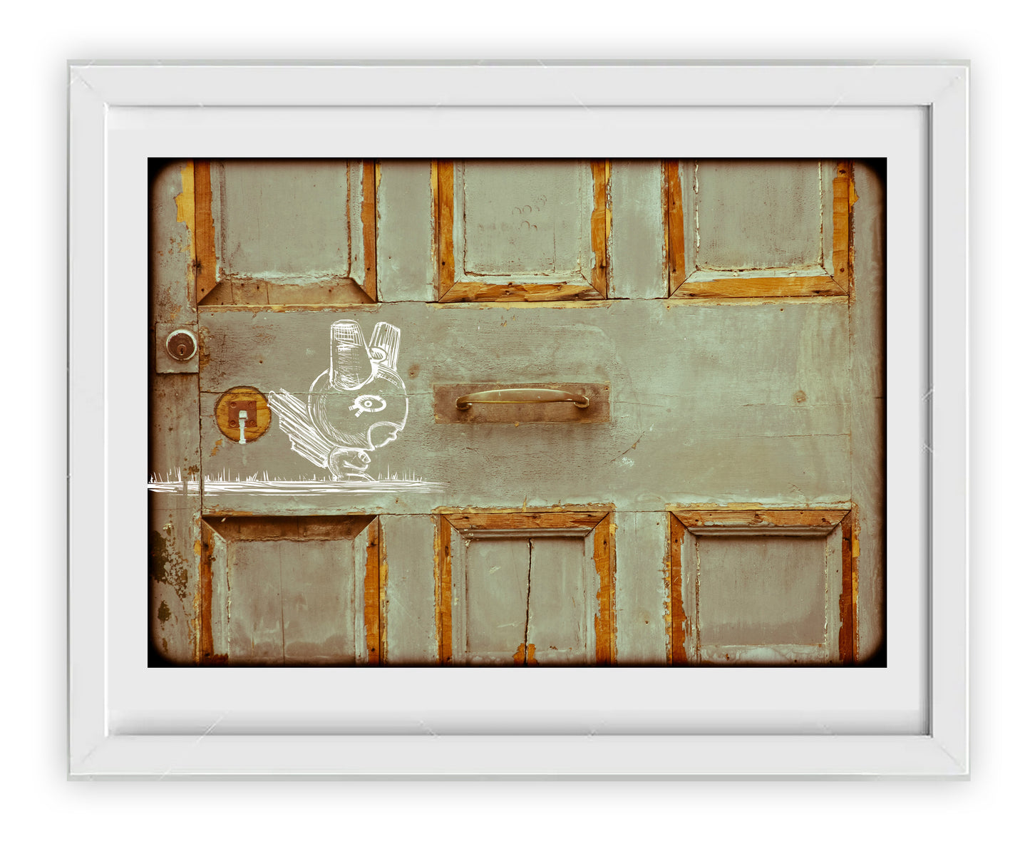WAKO EN UNA PUERTA 2, grabado en edición limitada