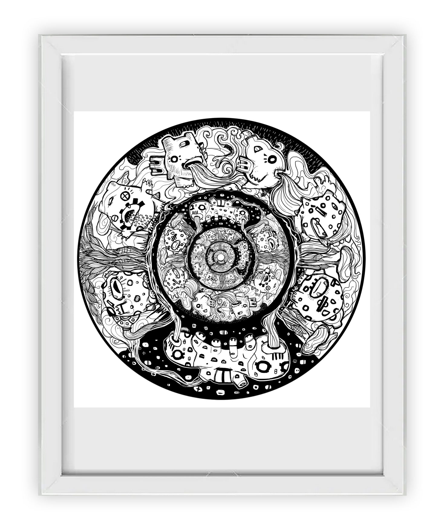 WAKO COSMOVISIÓN CIRCULAR, grabado en edición limitada.
