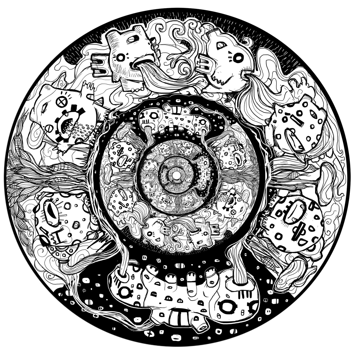 WAKO COSMOVISIÓN CIRCULAR, grabado en edición limitada.