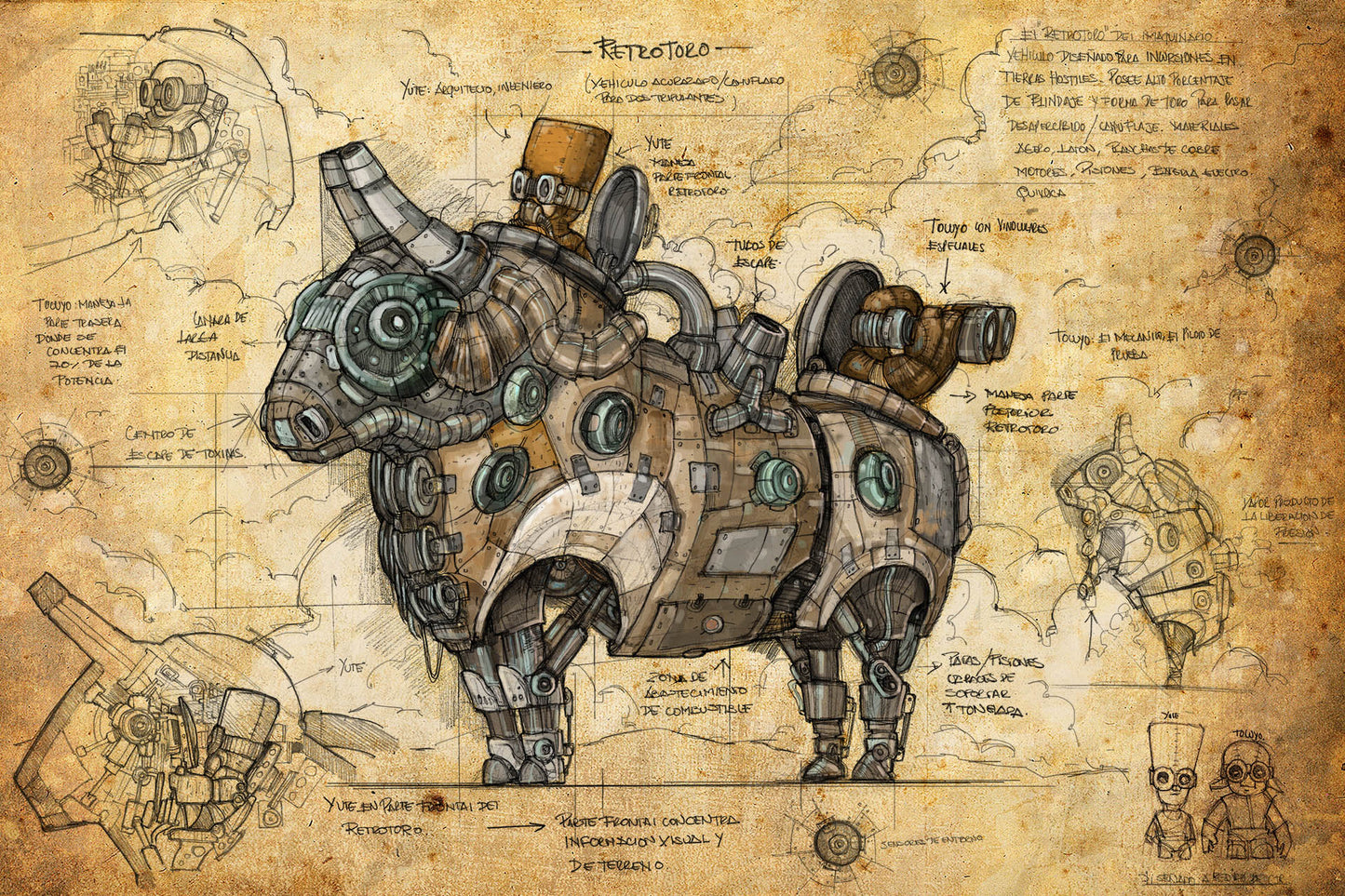El RETRO-TORO, grabado en edición limitada