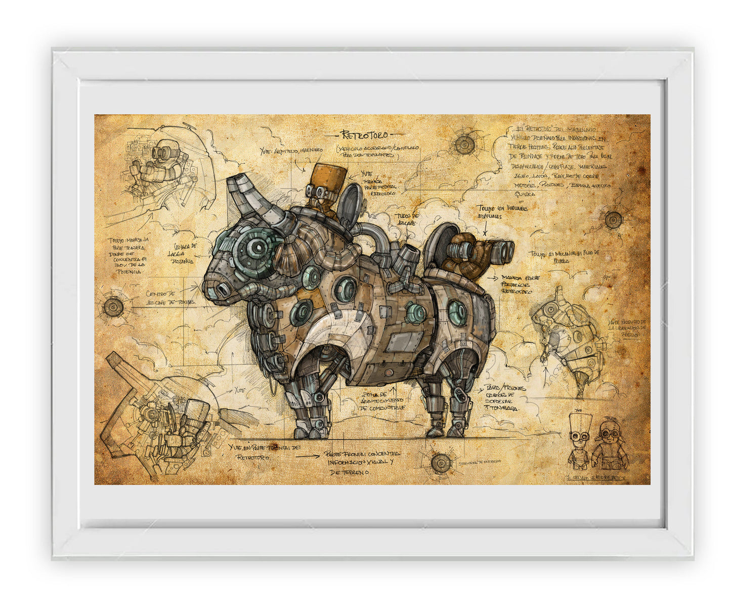 El RETRO-TORO, grabado en edición limitada