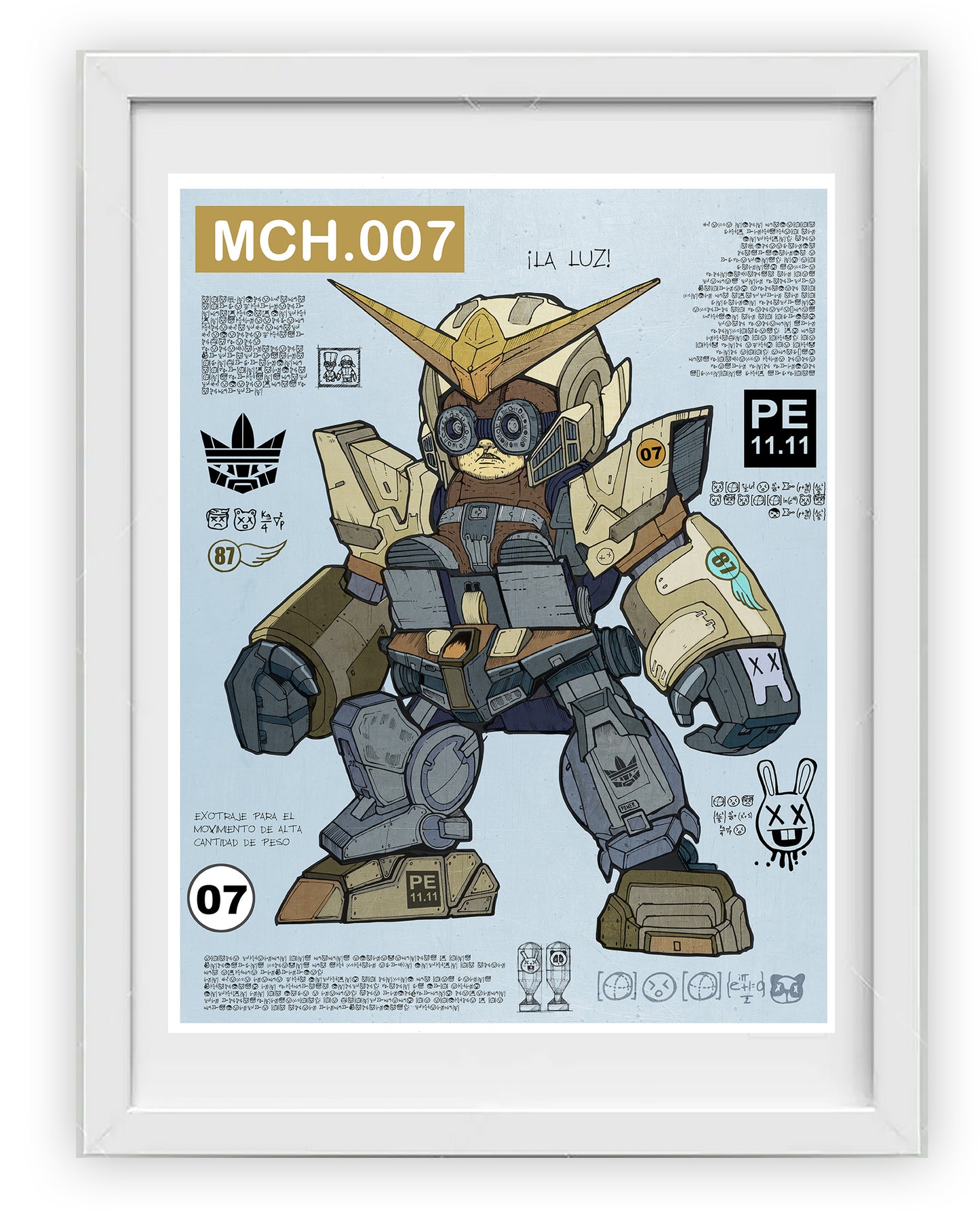 TOCUYO en Retro Mecha Exo-Suit, grabado edición limitada