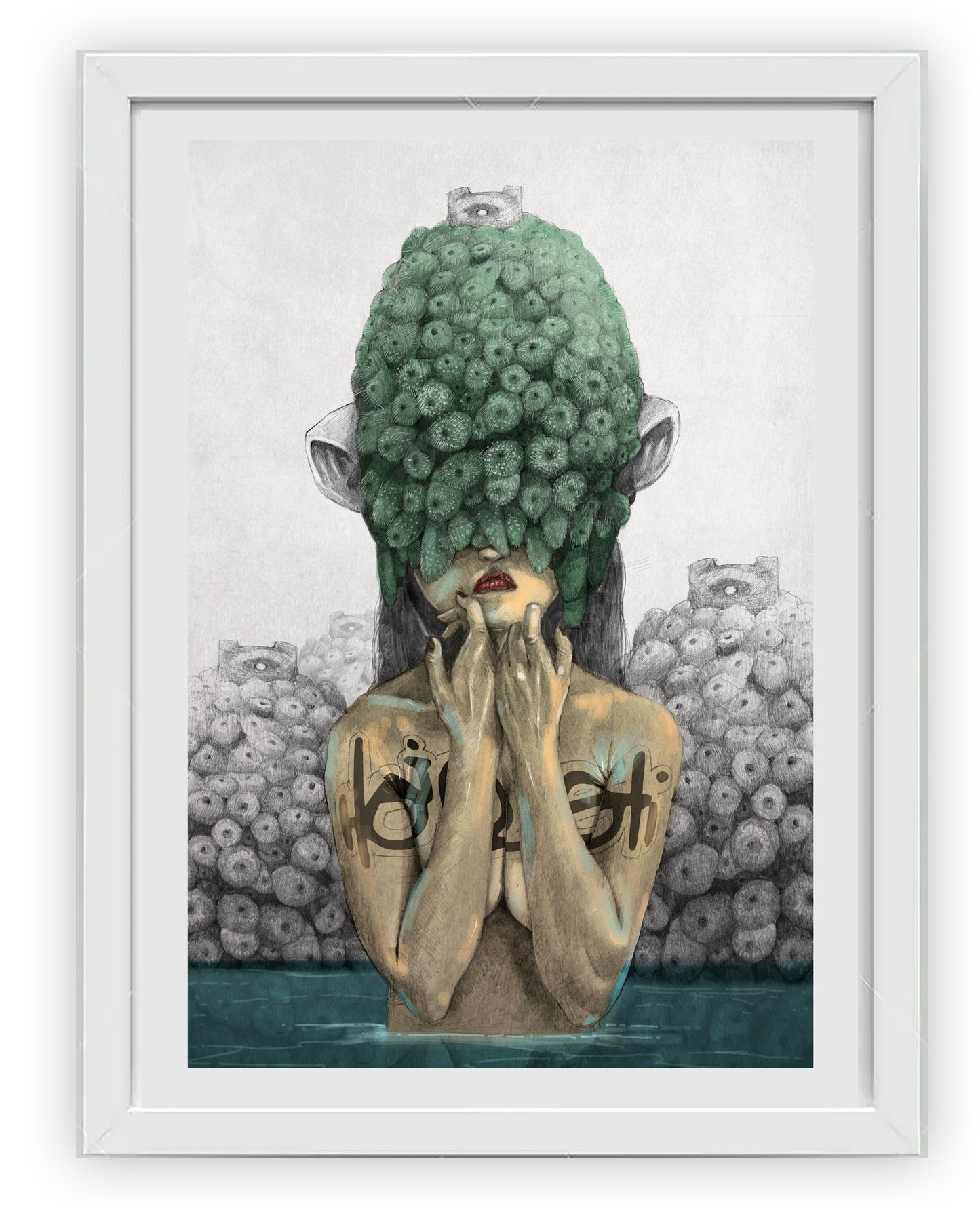 WAKO.CACTUS.GIRL, grabado edición limitada
