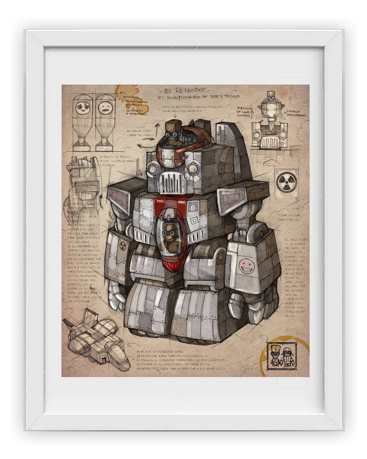RETRO.BOT, grabado edición limitada